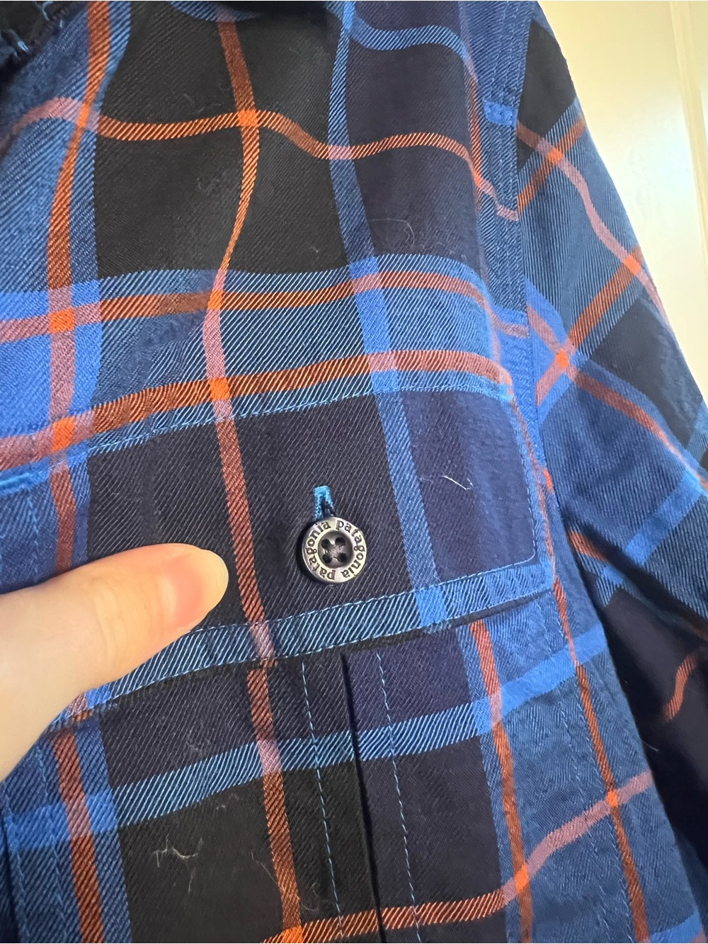 Patagonia Featherstone Shirt Blue Plaid - Picture 9 of 12